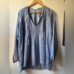 CP SHADES Linen Tunic Blouse